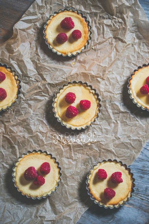 honey and goat cheese tartlets