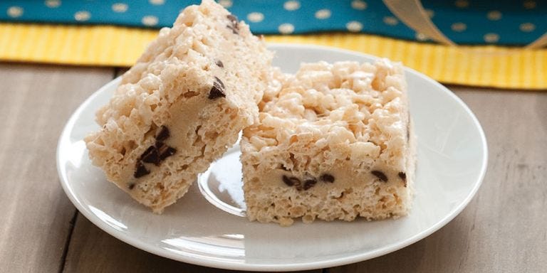 Cookie Dough Crispy Treats