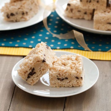 <p>Too many adults don't realize that their five-year-old selves were on to something: crispy treats truly are magical. Adults and kids alike can appreciate this whimsical variation on the classic, with its cookie dough swirls and chocolate chip freckles. It's a treat no matter what your age.</p>
<p><strong>Recipe:</strong> <a href="http://gogonow.org/recipefinder/cookie-dough-crispy-treats-recipe-del0514%22%3E%3Cstrong%3ECookie Dough Crispy Treats</strong></a></p>