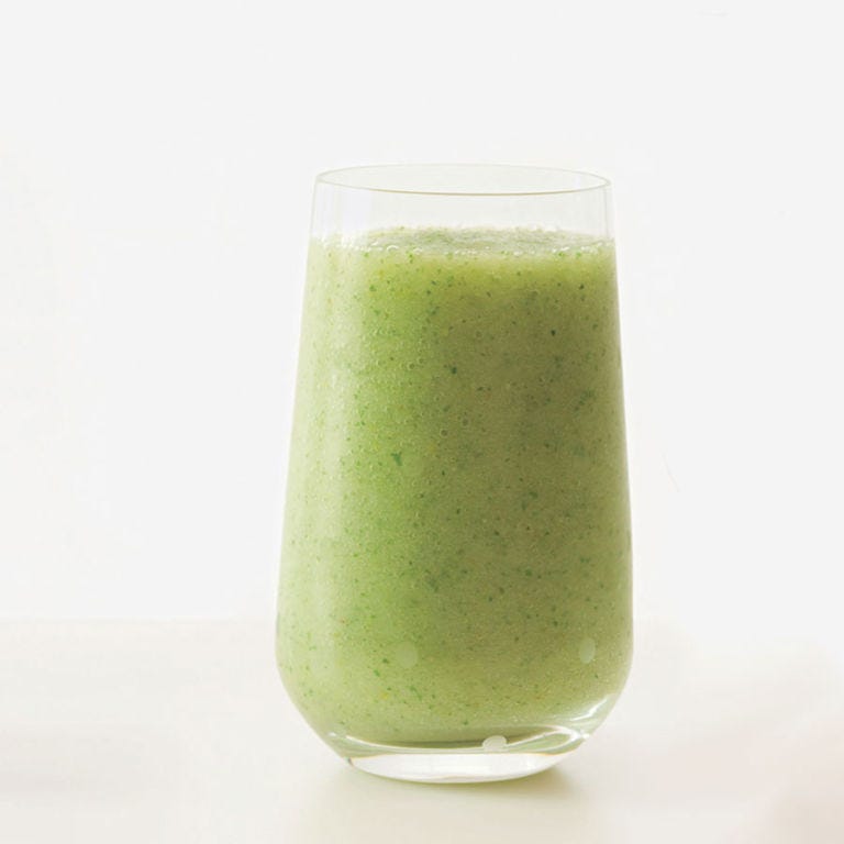 minty pear honeydew smoothie