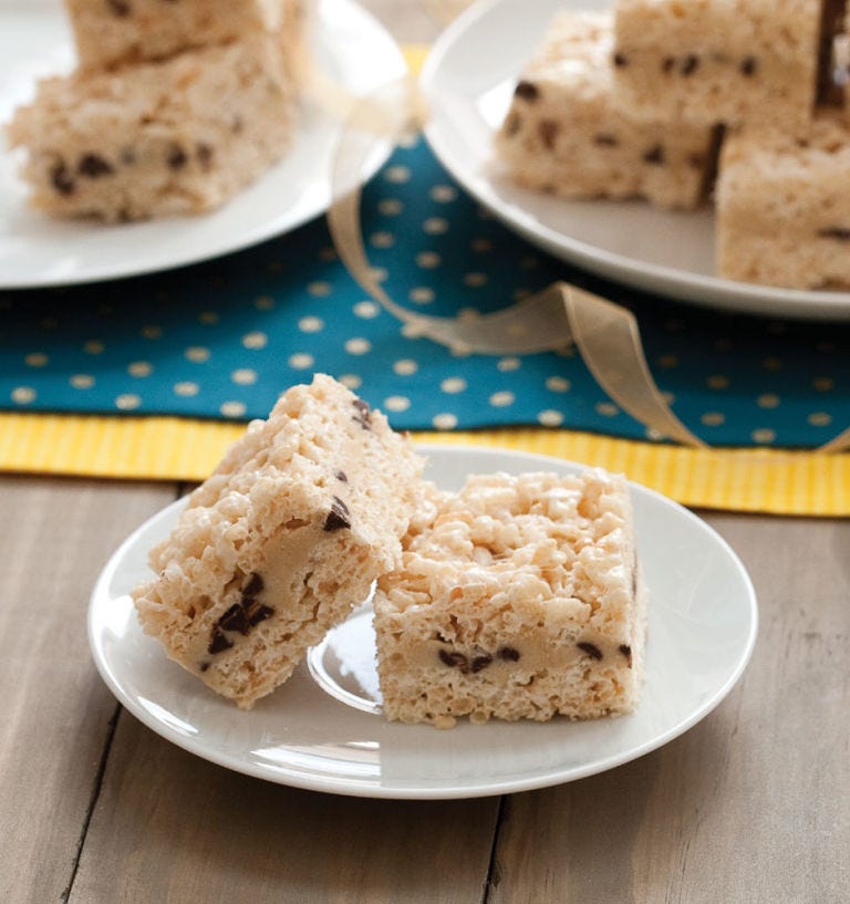 <p>Too many adults don't realize that their five-year-old selves were on to something: crispy treats truly are magical. Adults and kids alike can appreciate this whimsical variation on the classic, with its cookie dough swirls and chocolate chip freckles. It's a treat no matter what your age.</p>
<p><strong>Recipe:</strong> <a href="http://gogonow.org/recipefinder/cookie-dough-crispy-treats-recipe-del0514%22%3E%3Cstrong%3ECookie Dough Crispy Treats</strong></a></p>