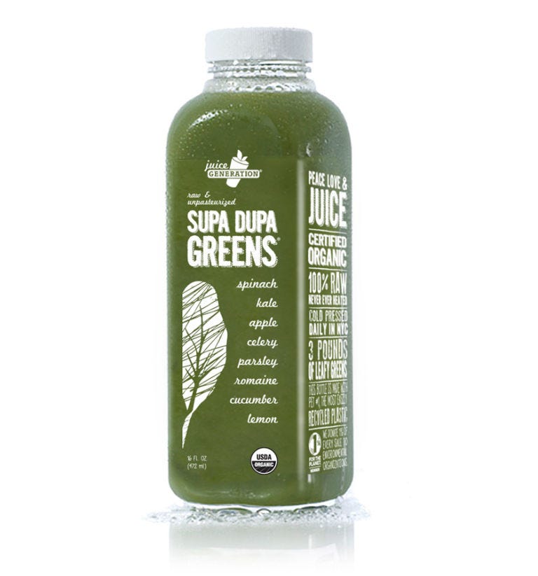 <p>Get ready for graduate level greens. This fortifying brew is big on green veggies and light on fruit, making it satisfyingly savory. Cucumber refreshes and lemon harmonizes, creating an uplifting, energizing drink.</p>
<p><strong>Recipe: <a href="http://gogonow.org/recipefinder/supa-dupa-greens-recipe-del0214%22 target="_blank">SupaDupa Greens</a></strong></p>