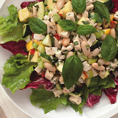 chicken and white bean salad