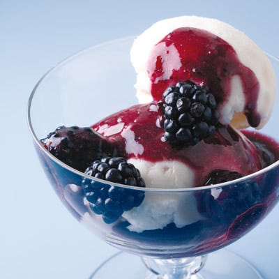 fresh blackberry sauce