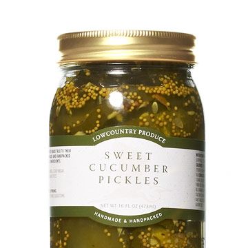 regional sweet cucumber pickles