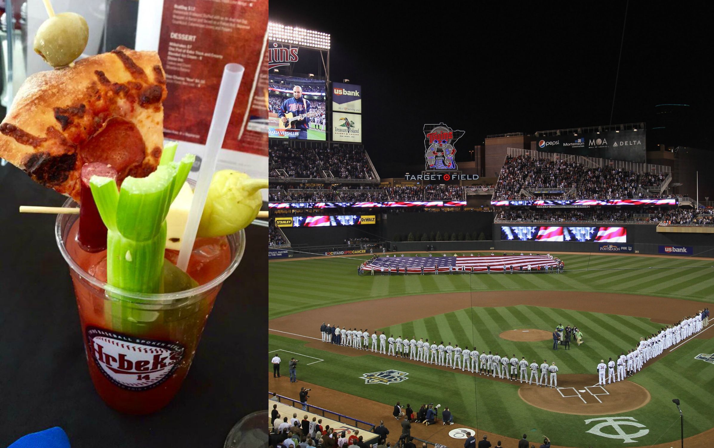 The Minnesota Twins Will Be Serving Up A Bloody Mary Garnished With A Slice  Of Pizza