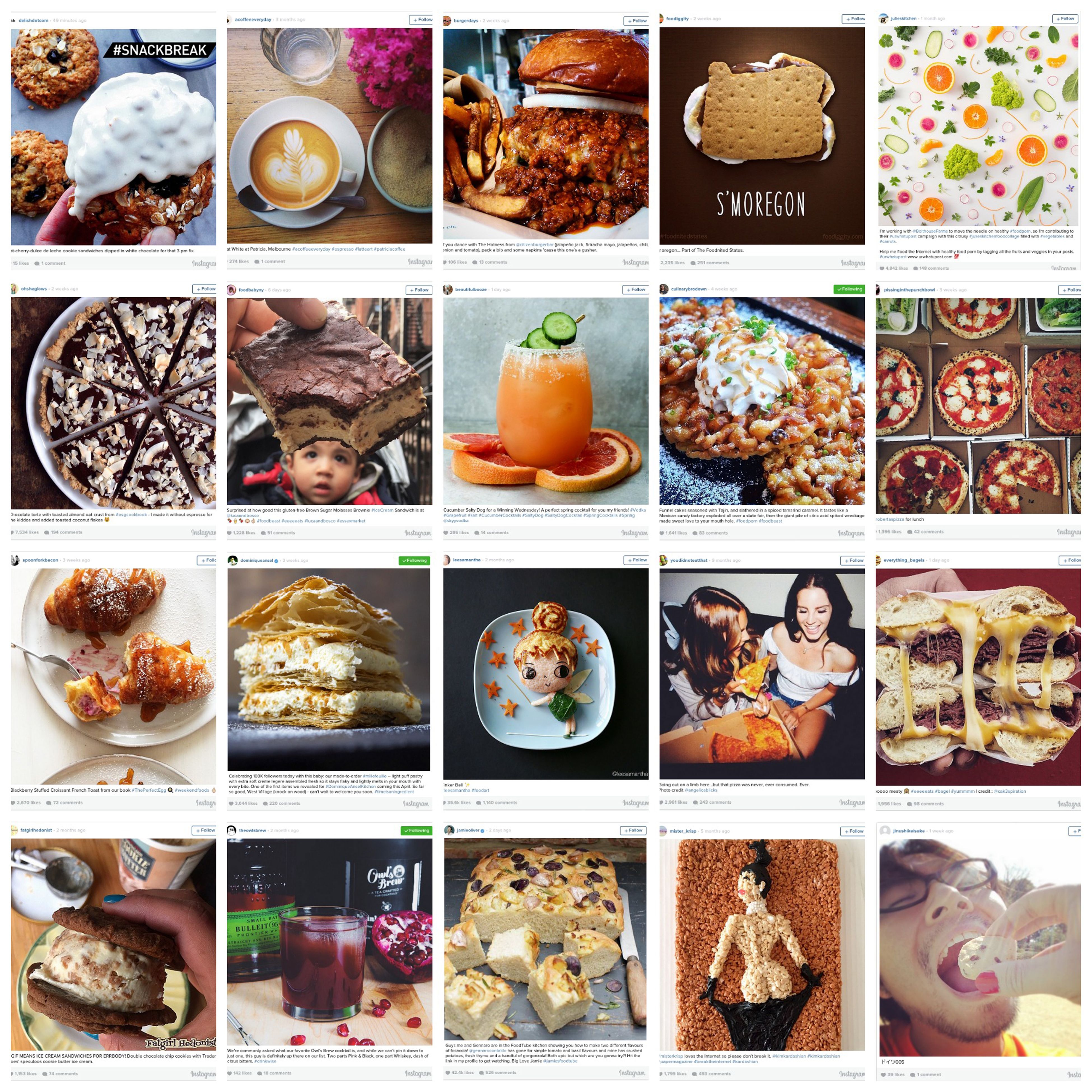 instagram pictures of food