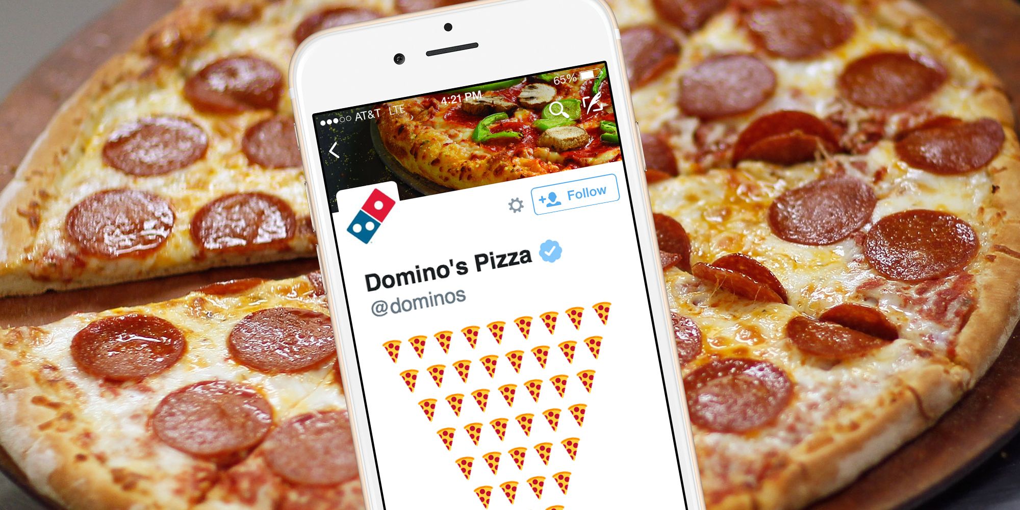 Emoji pizza Domino's