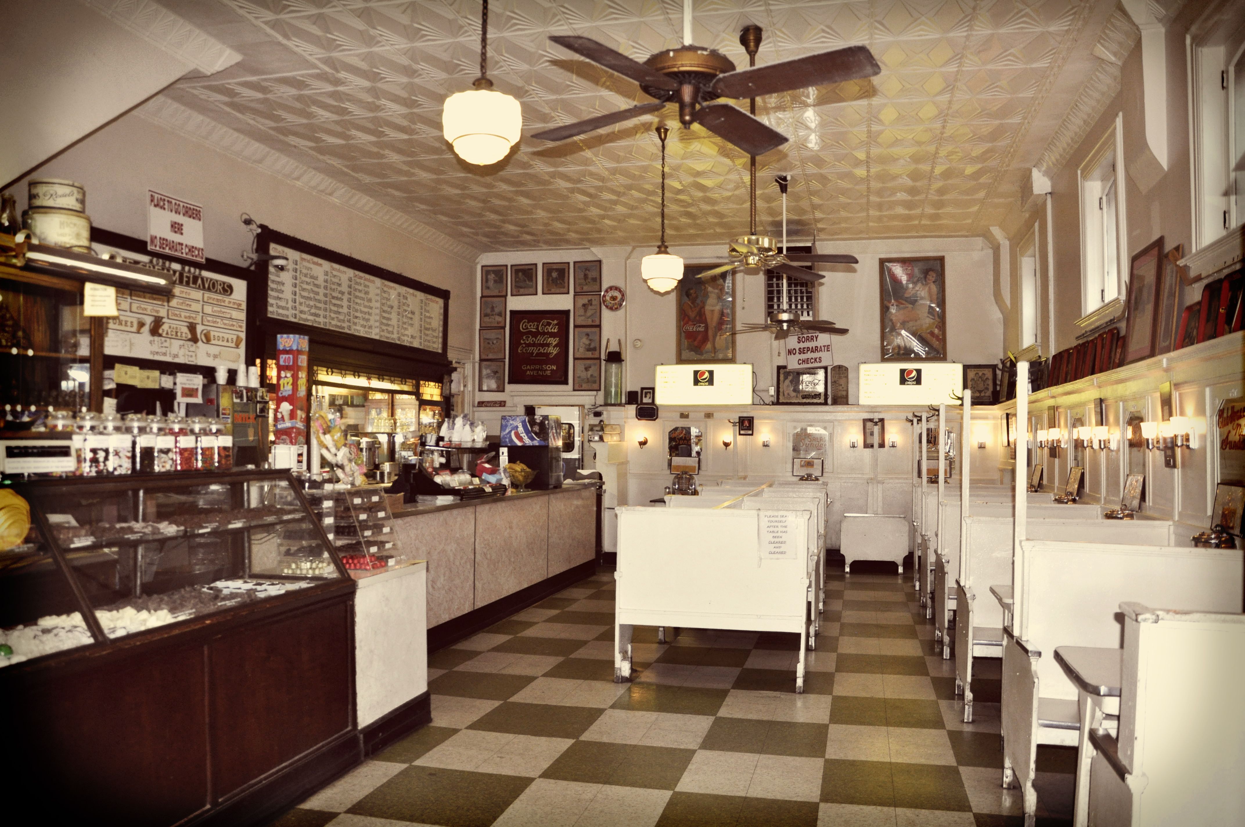 American Old-Fashioned Ice Cream Parlor