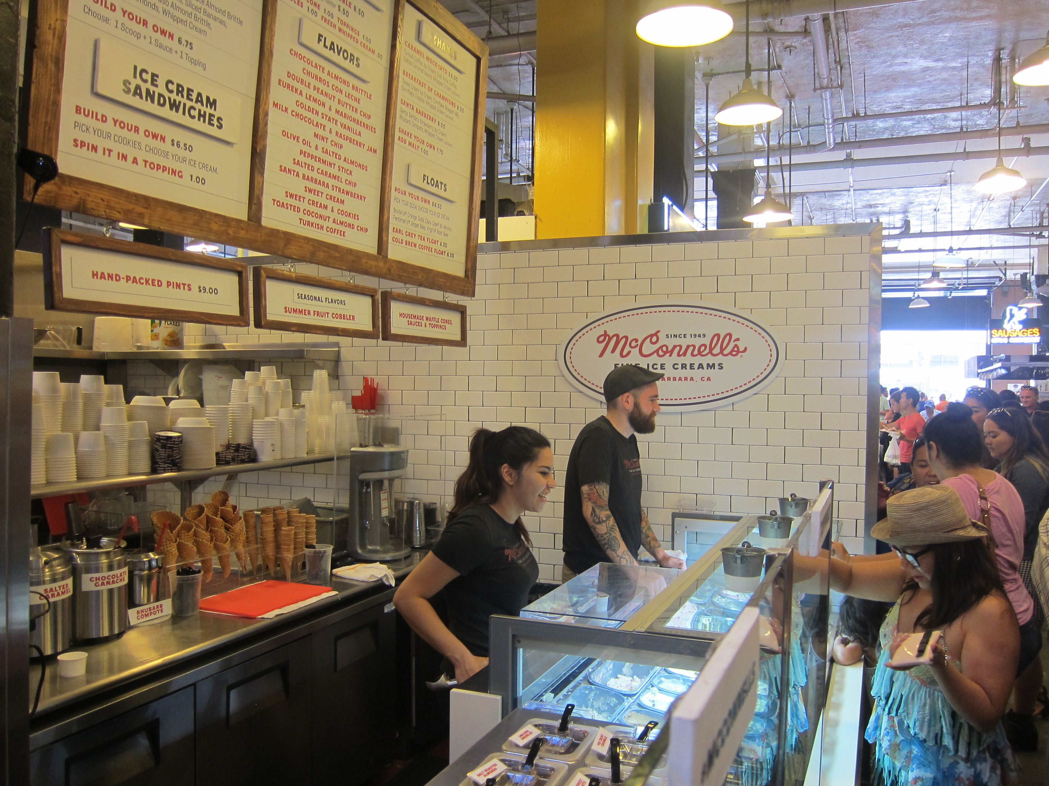 American Old-Fashioned Ice Cream Parlor