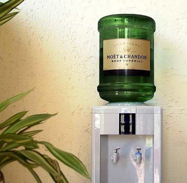 Turn Up at the Office With This Moët & Chandon Water Cooler-You Need This  Moët & Chandon Water Cooler For Your Next Party