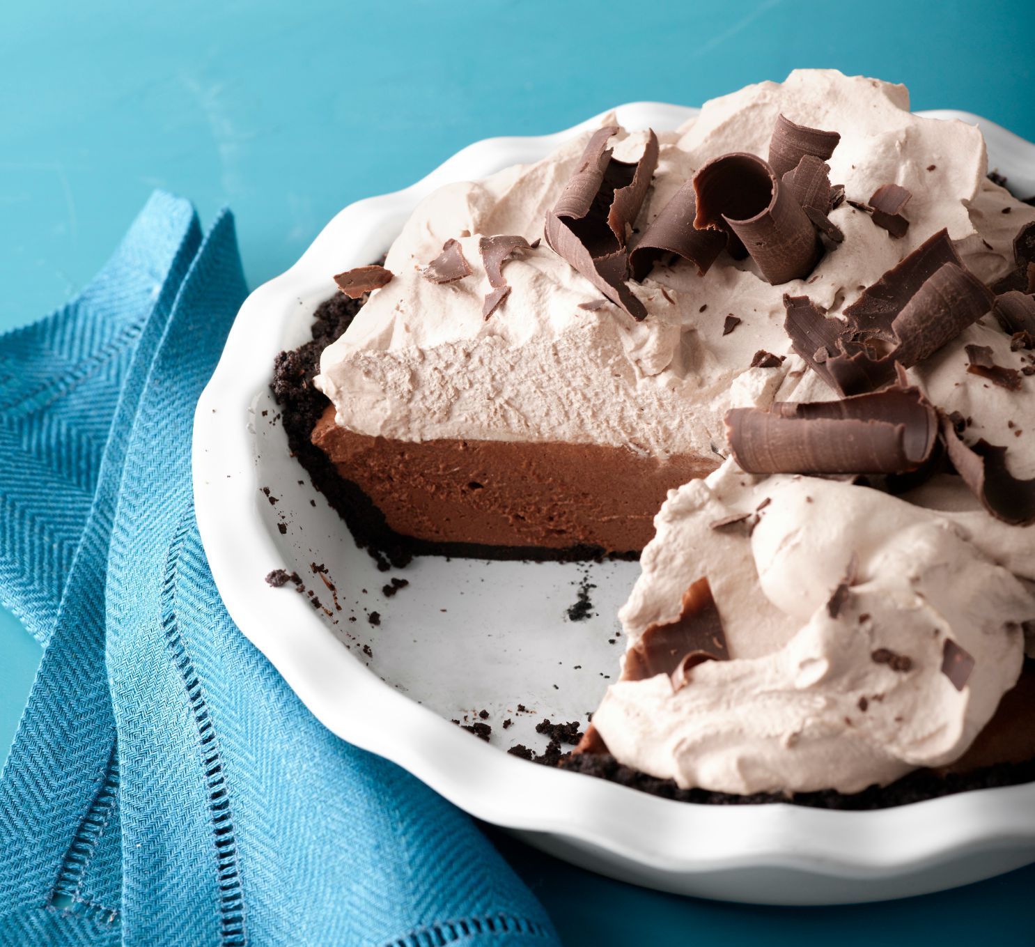 Chocolate Mousse Pie Recipe | Epicurious