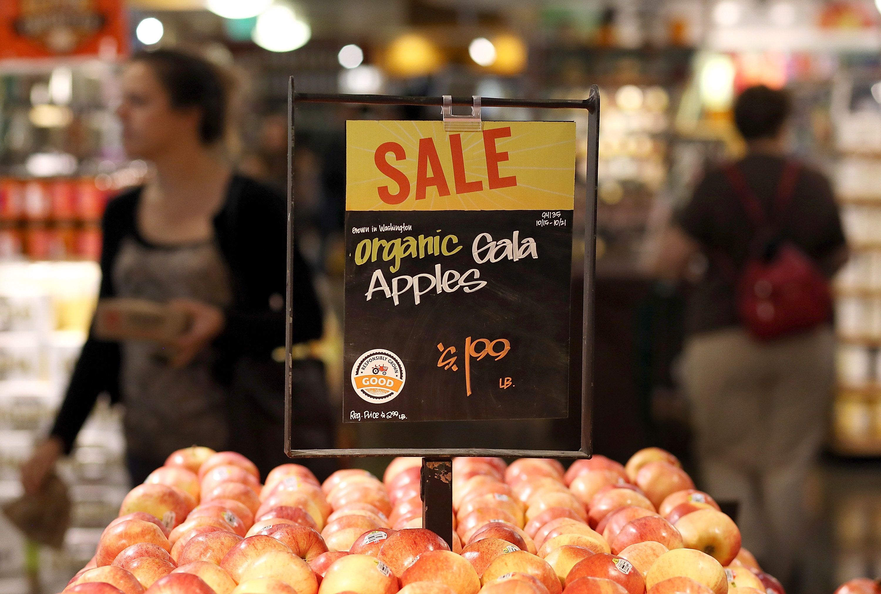 WHOLE FOODS MARKET Organic Gala Apple $1.99/lb