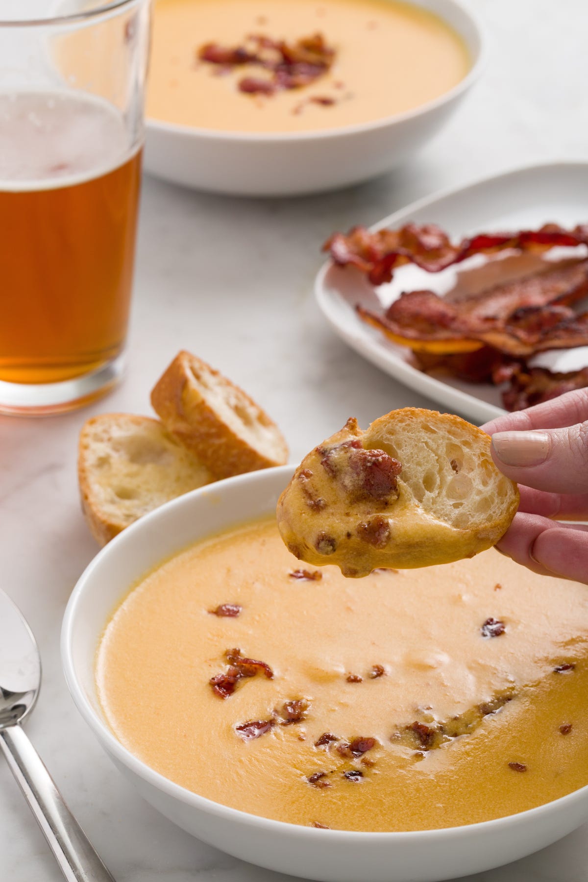 preview for Bacon Beer Cheese Soup Is The Definition Of Comfort Food