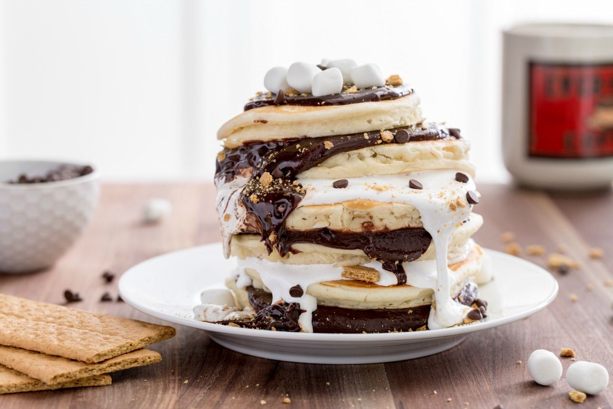 Best S'mores Pancakes - S'mores Pancake Recipes 