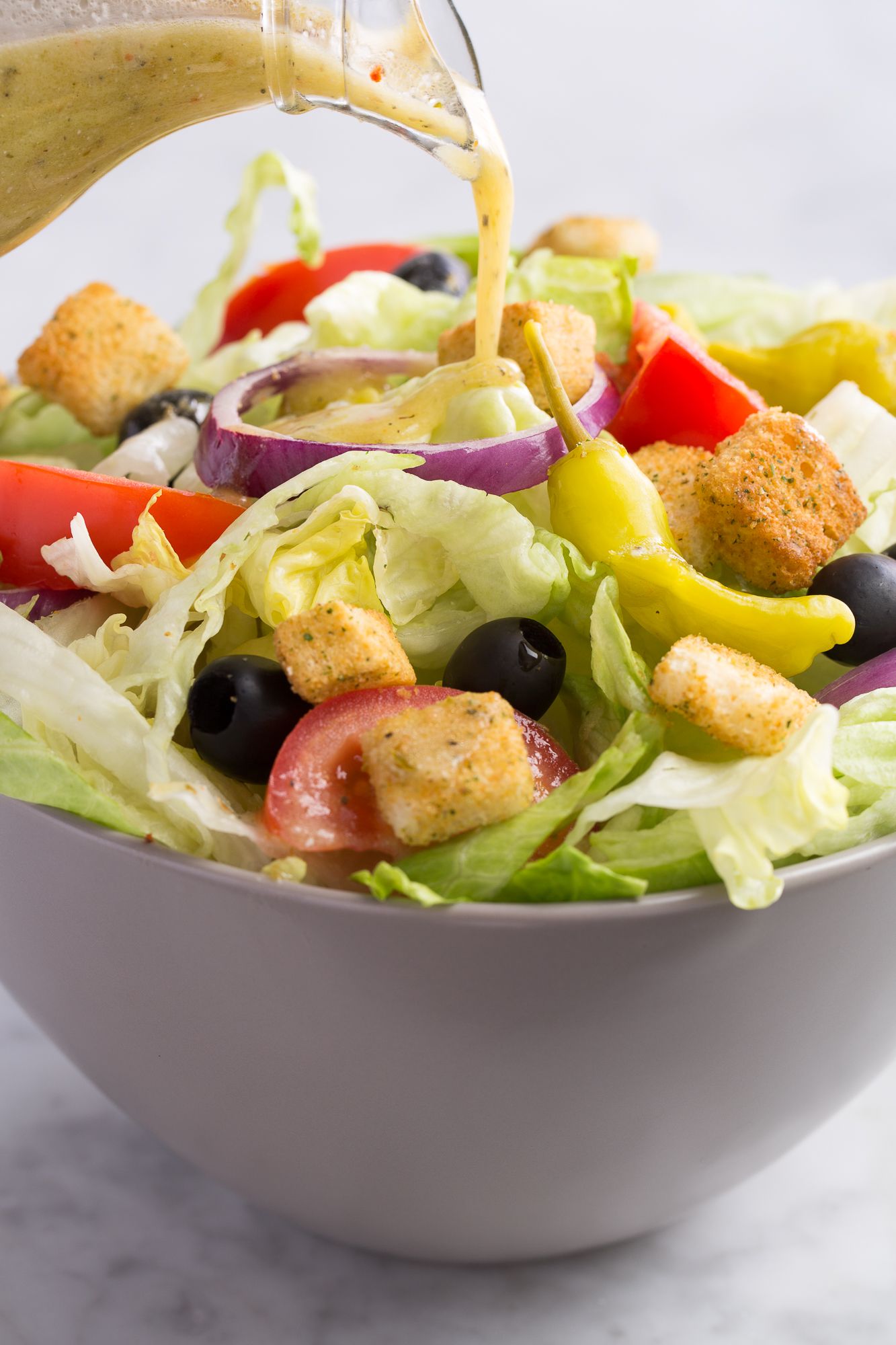Copycat Olive Garden Salad Dressing + Video