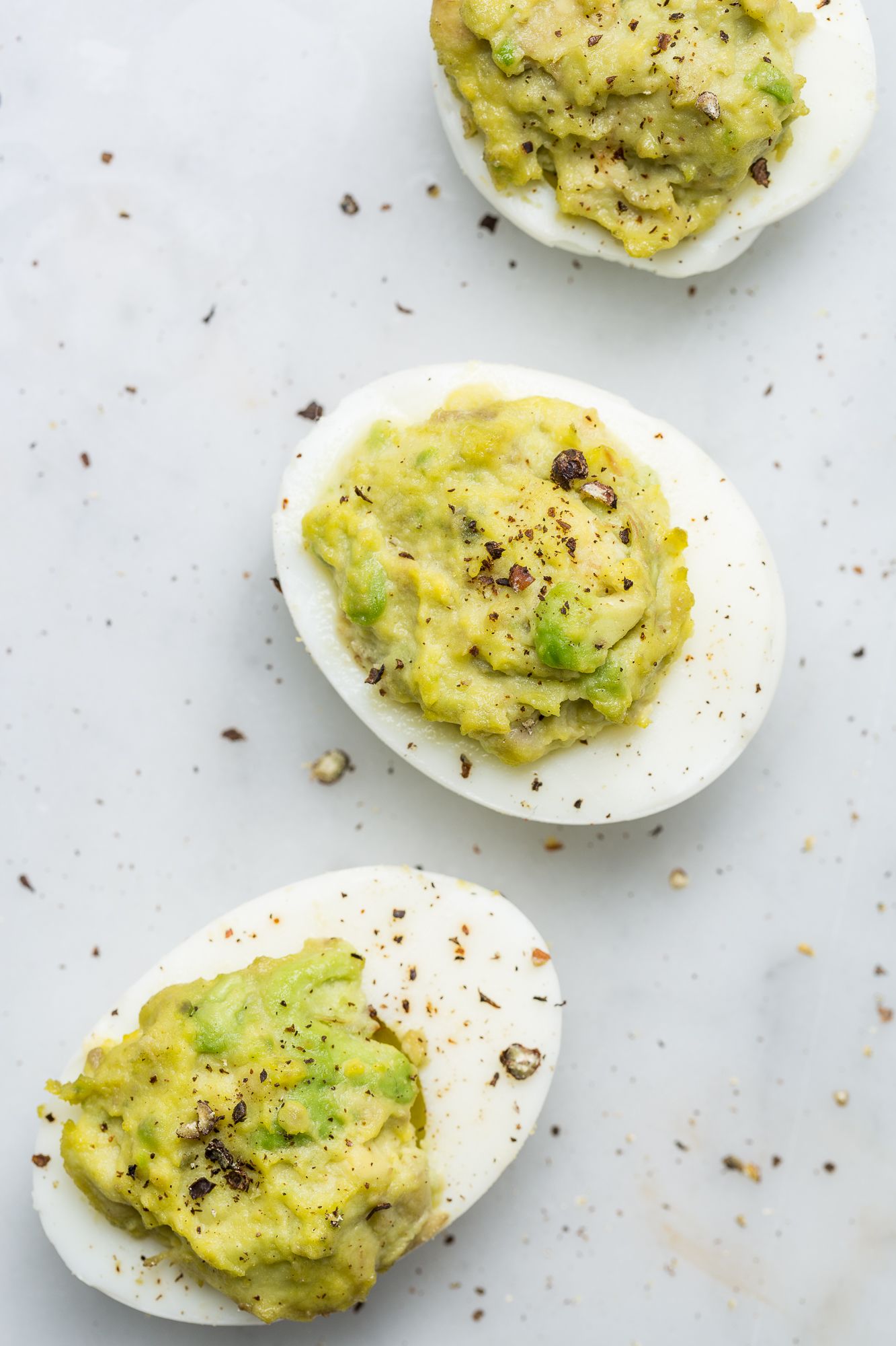 Guacamole Deviled Eggs Recipe