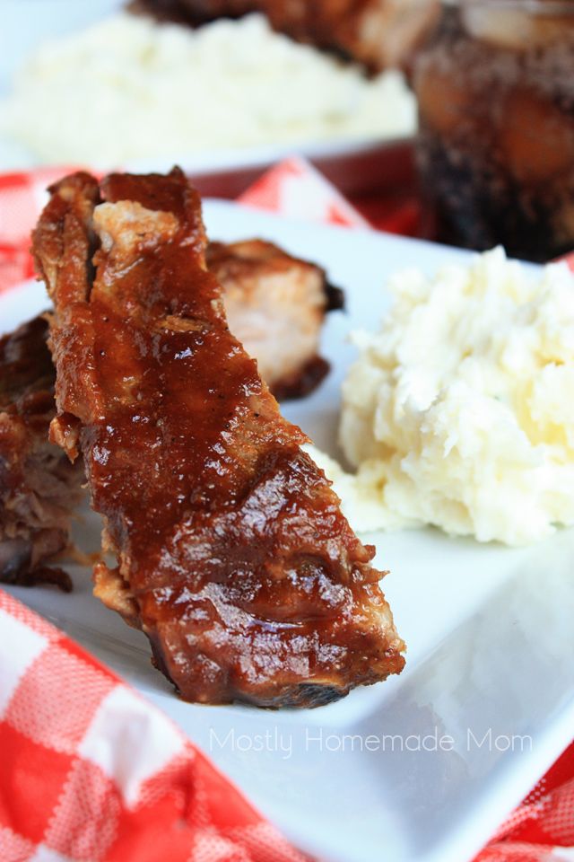 Crockpot BBQ Chicken - Mostly Homemade Mom