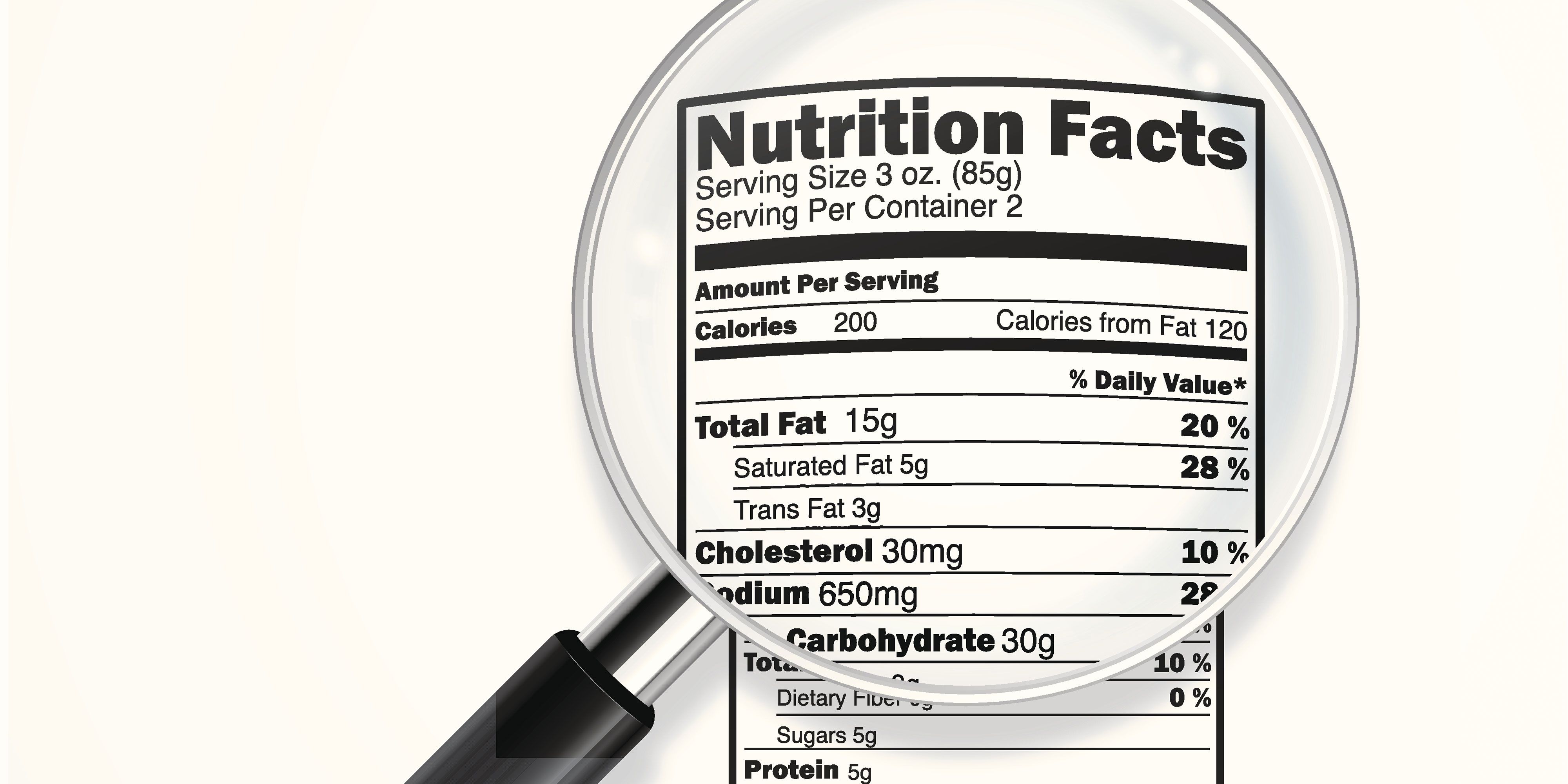 Look For This On A Nutrition Label If You're Trying To Lose Weight —
