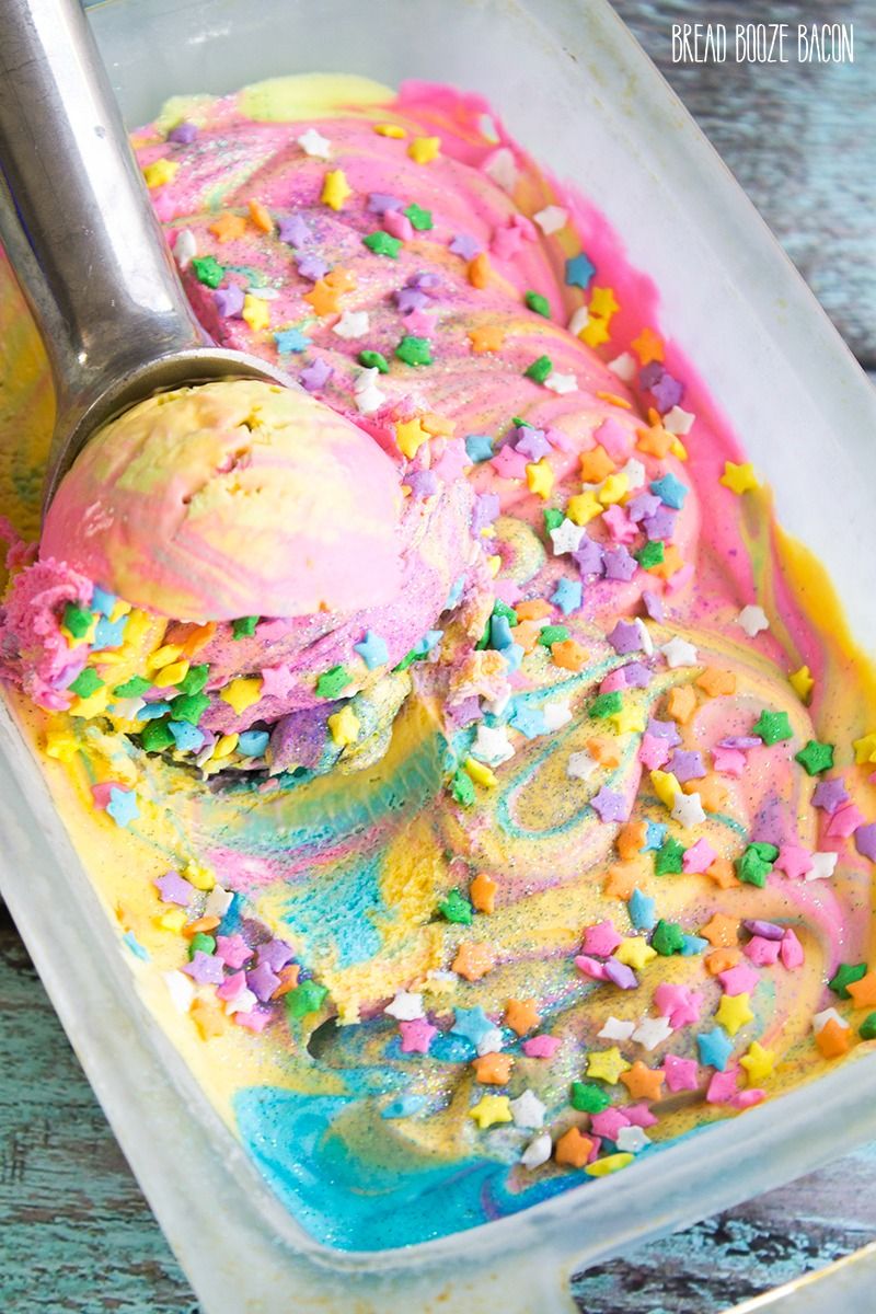 Rainbow Ice Cream - Galaxy Ice Cream