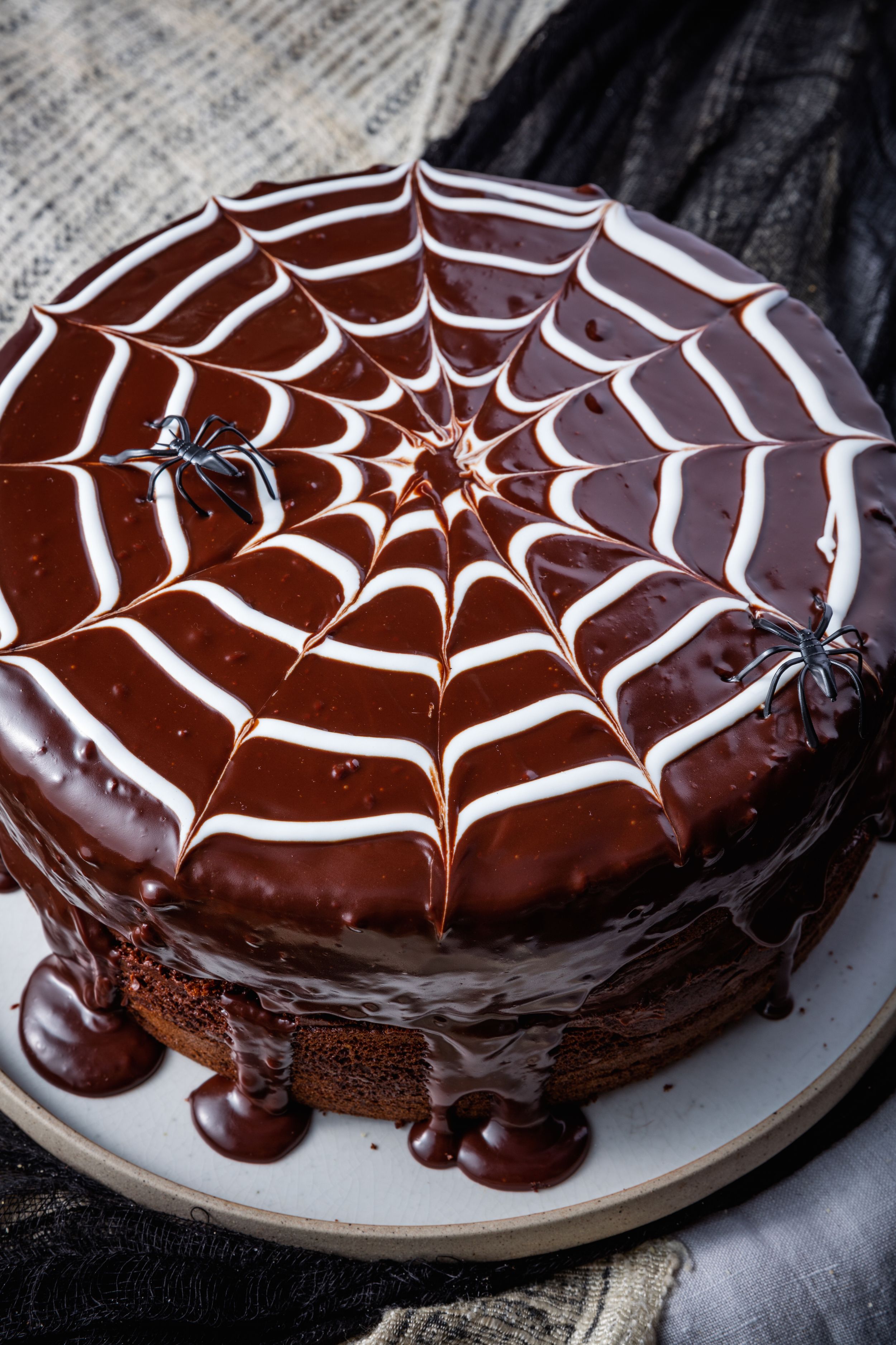 Vegan Red Velvet Halloween Cake - Supper in the Suburbs