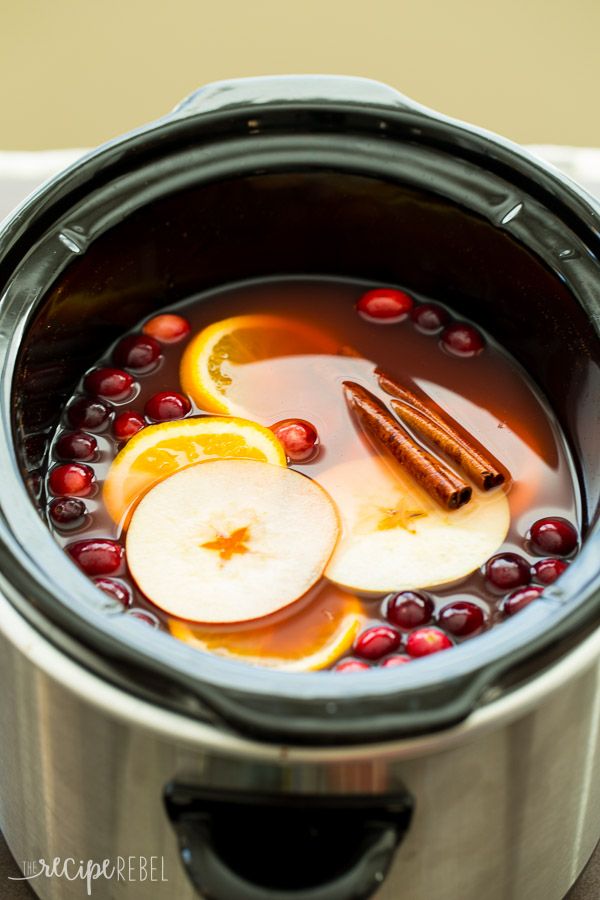 16 Delicious slow cooker drinks recipes