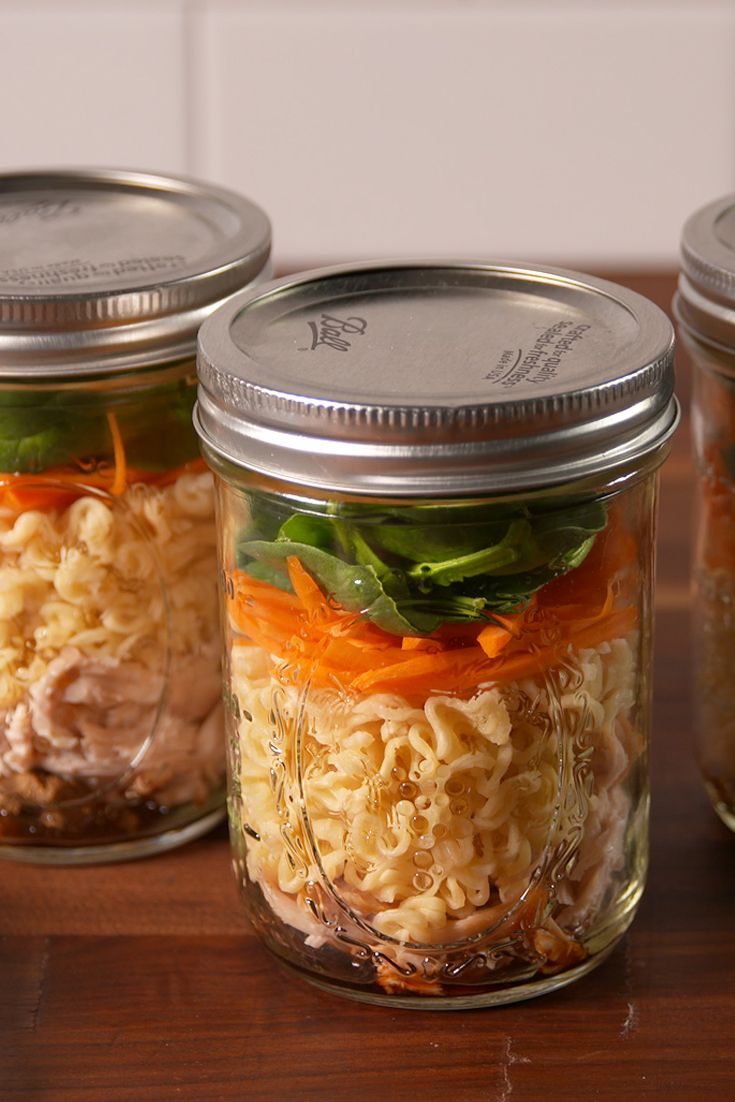 Best Mason Jar Instant Noodle Soup Recipe - How To Make Mason Jar Instant  Noodle Soup