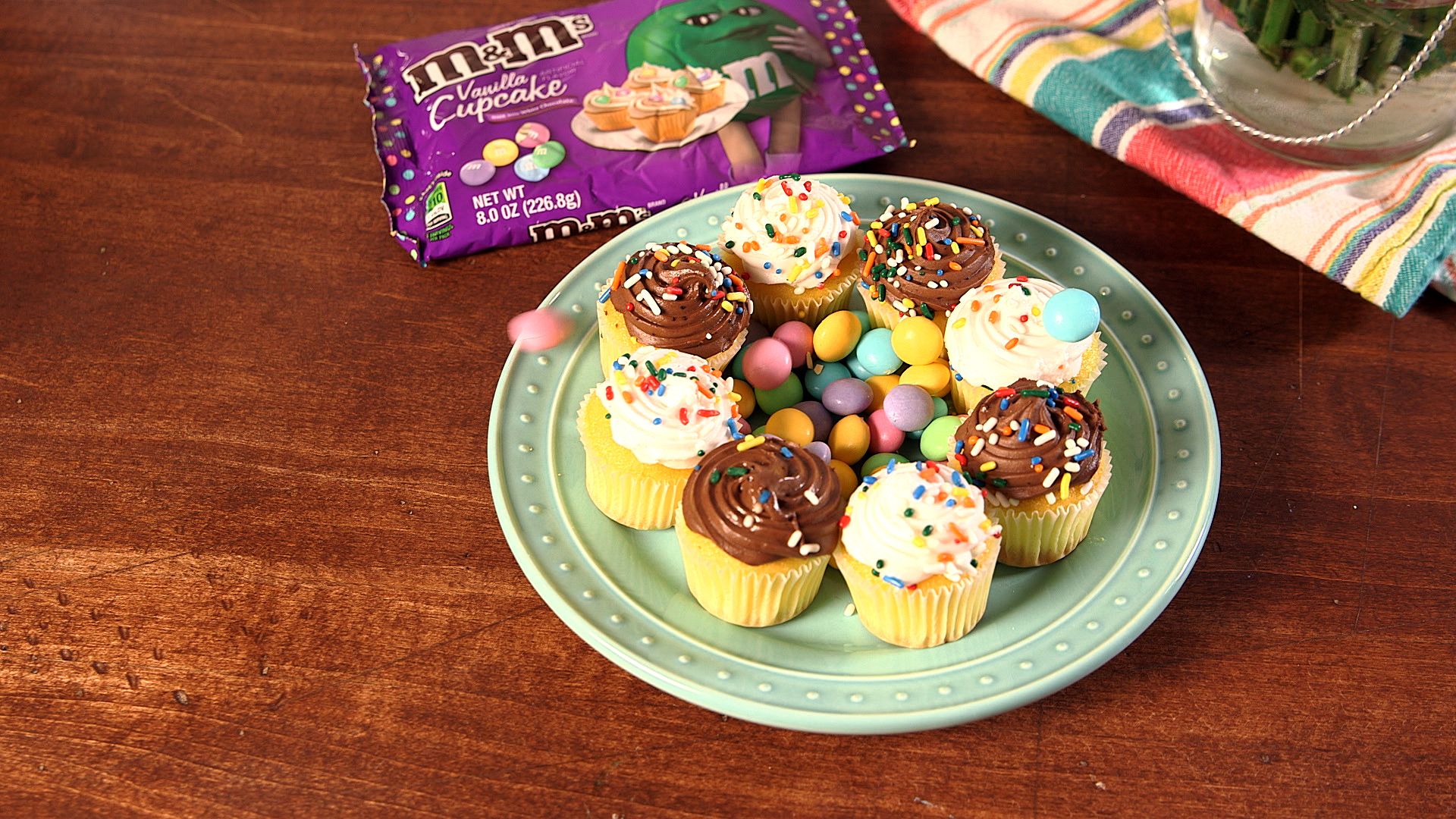 Vanilla Cupcake m&m's : The Brand-New Flavor That You Can Only Get