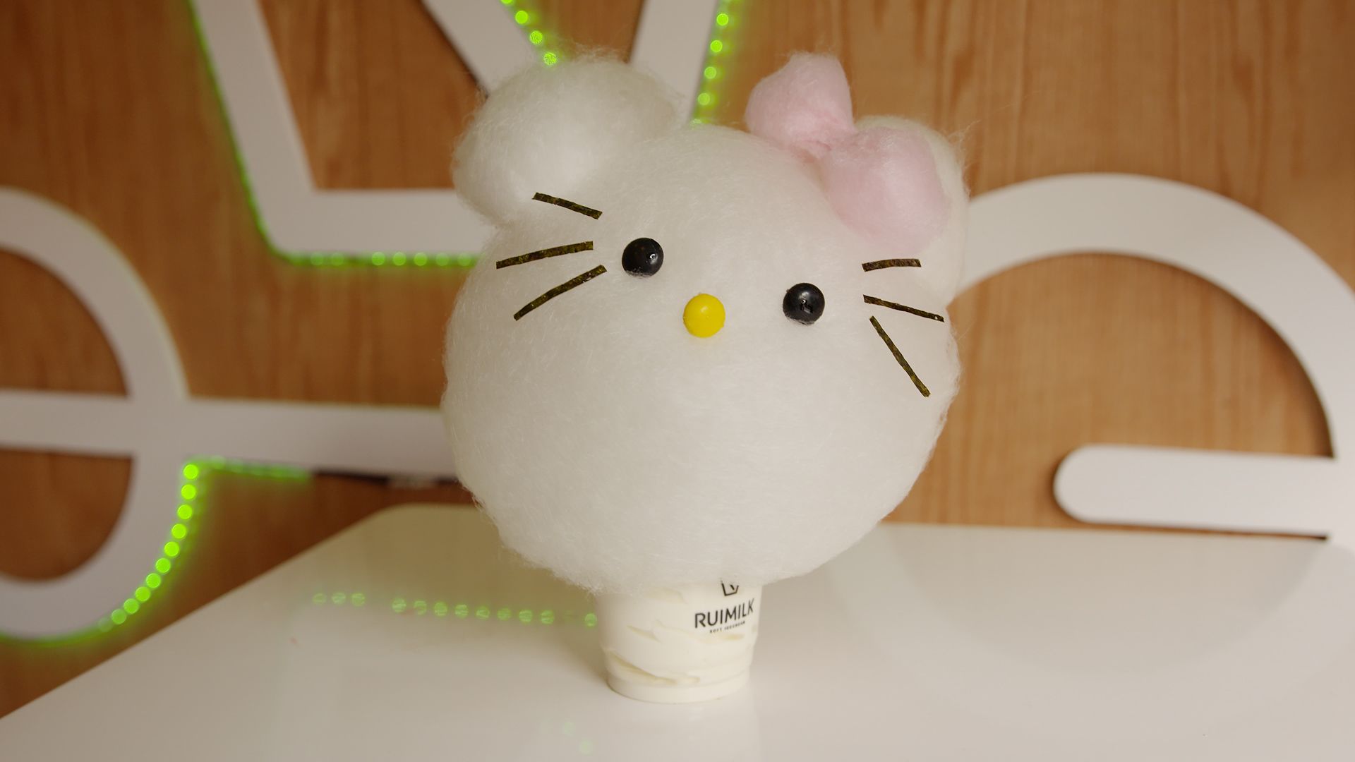 This Is What Hello Kitty Looks Like In Cotton Candy Form