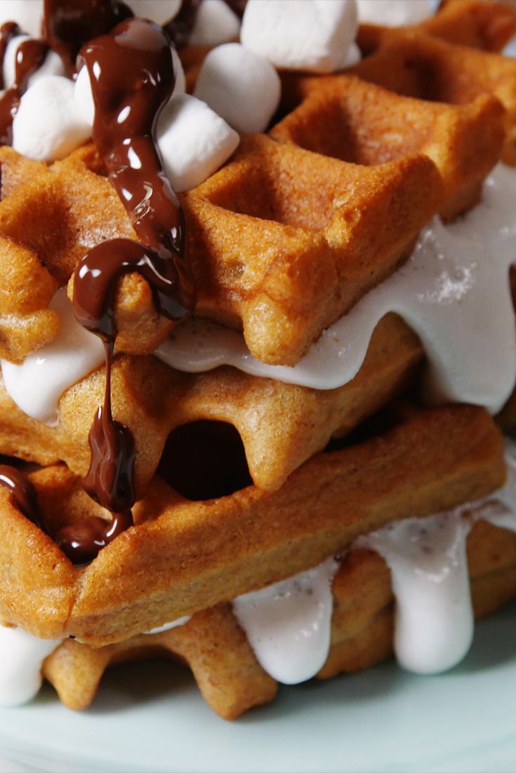 Homemade Belgian Waffle Recipe - The Salty Marshmallow