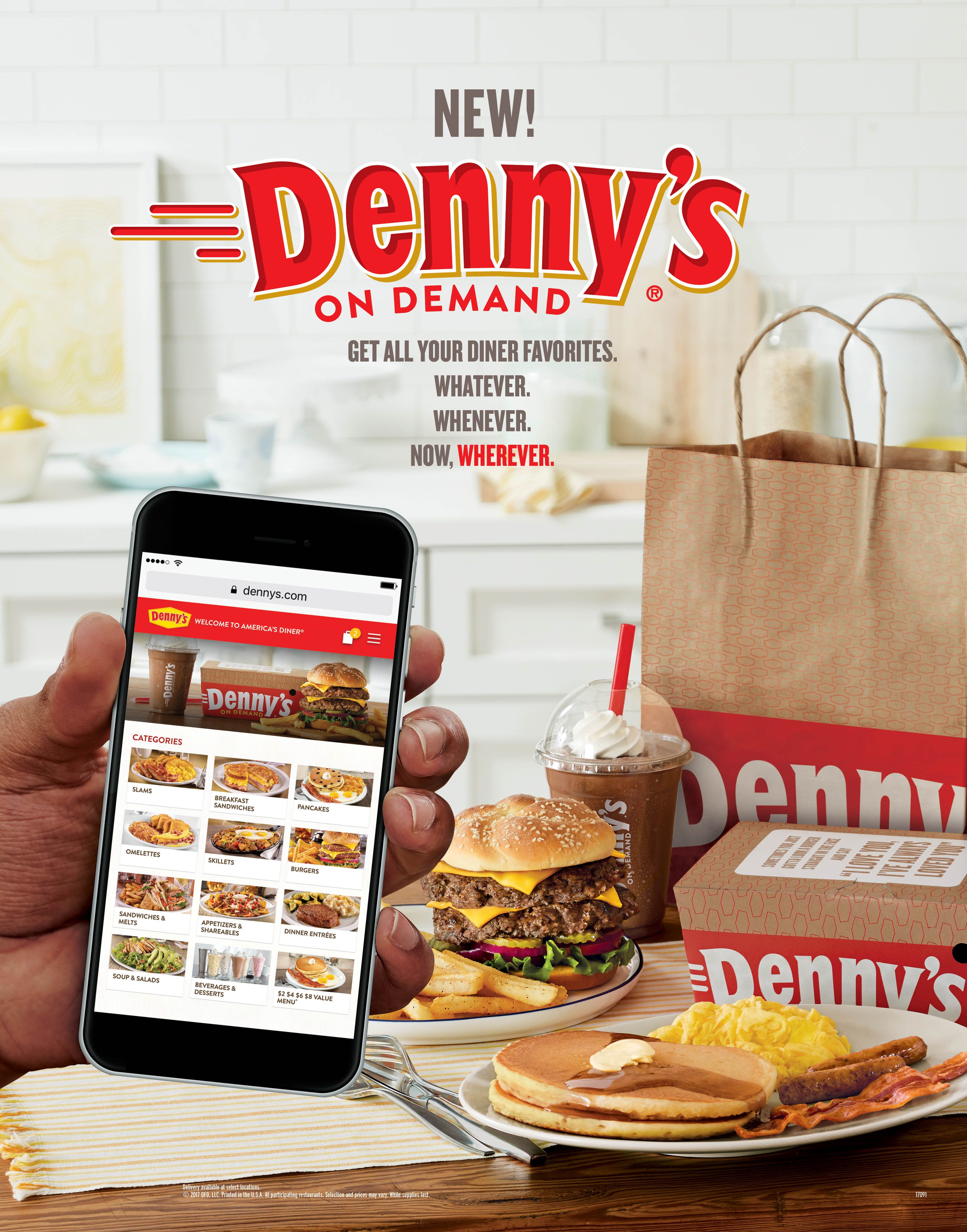 Denny's on Demand is a New Way to Order Food Through Your Phone