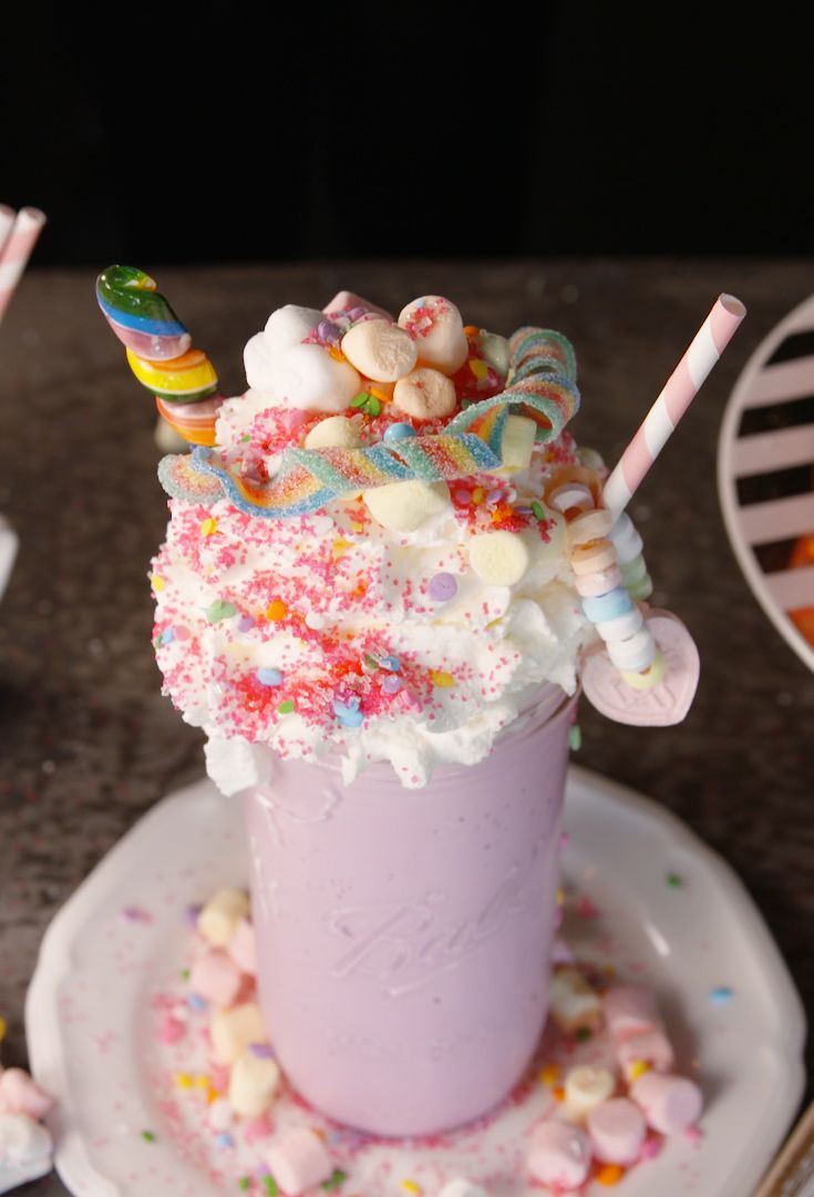 The Incredible Story Behind Unicorn Hot Chocolate - Creme And Sugar Secret  Menu - Delish.com