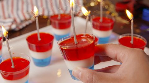 preview for Your July 4th Party Needs These Rocket Jello Shots