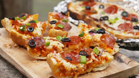 preview for The Best Way To Cook Pizza Bread Over A Campfire