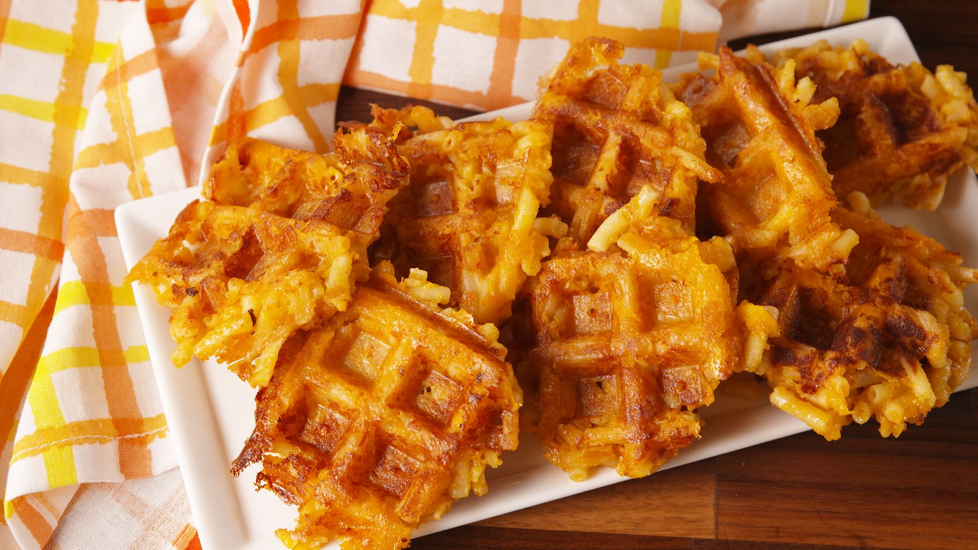 Crispy Cheesy Mini Waffle Maker Eggs (Amazing!!)