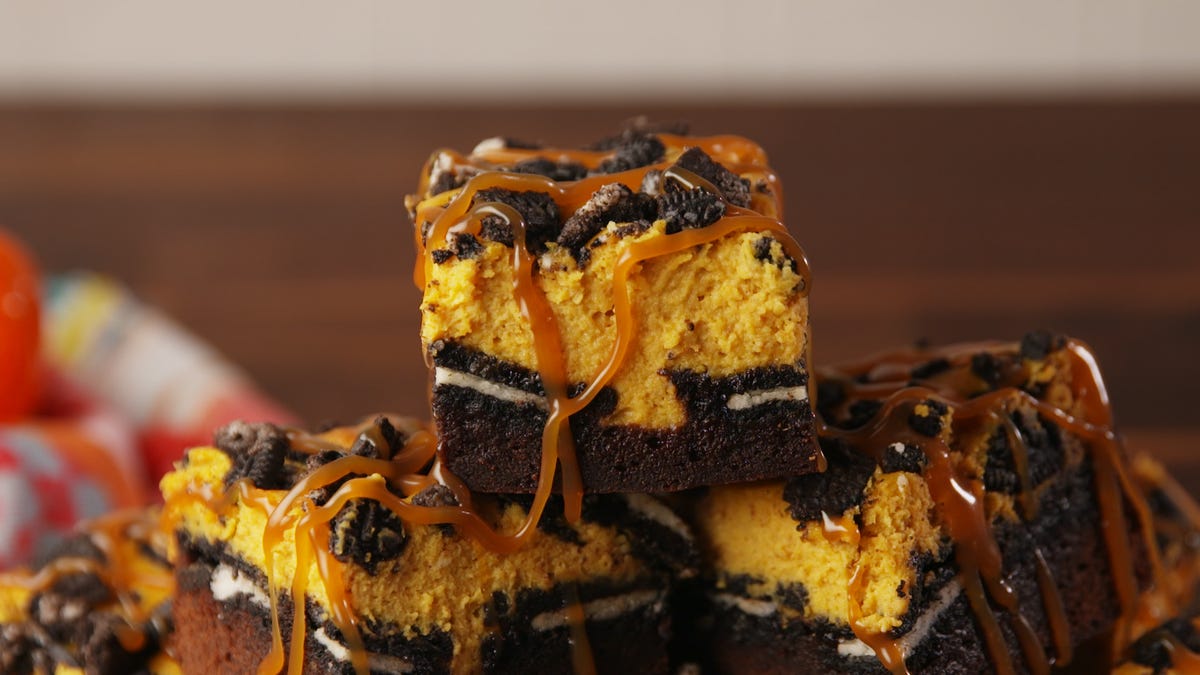 preview for These Slutty Pumpkin Bars Are EVERYTHING