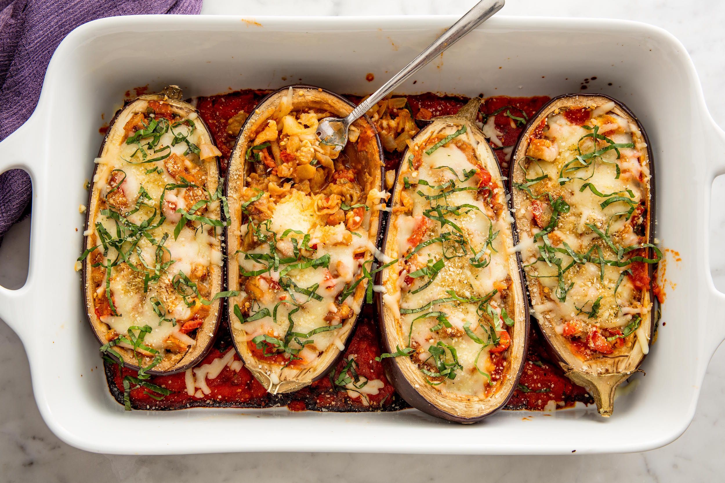 Best Stuffed Eggplant Parm Recipe How To Make Stuffed Eggplant Parm