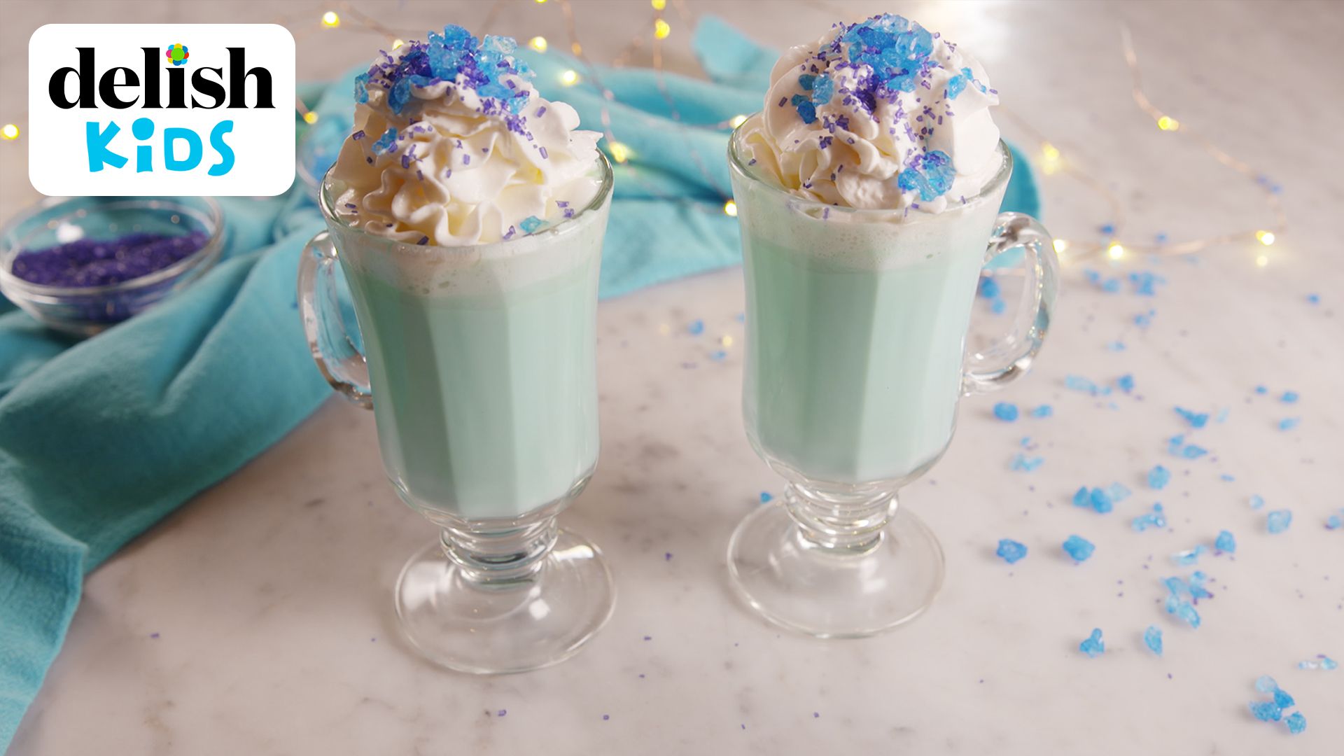 This Frozen-Inspired Hot Chocolate Is As Pretty As Elsa