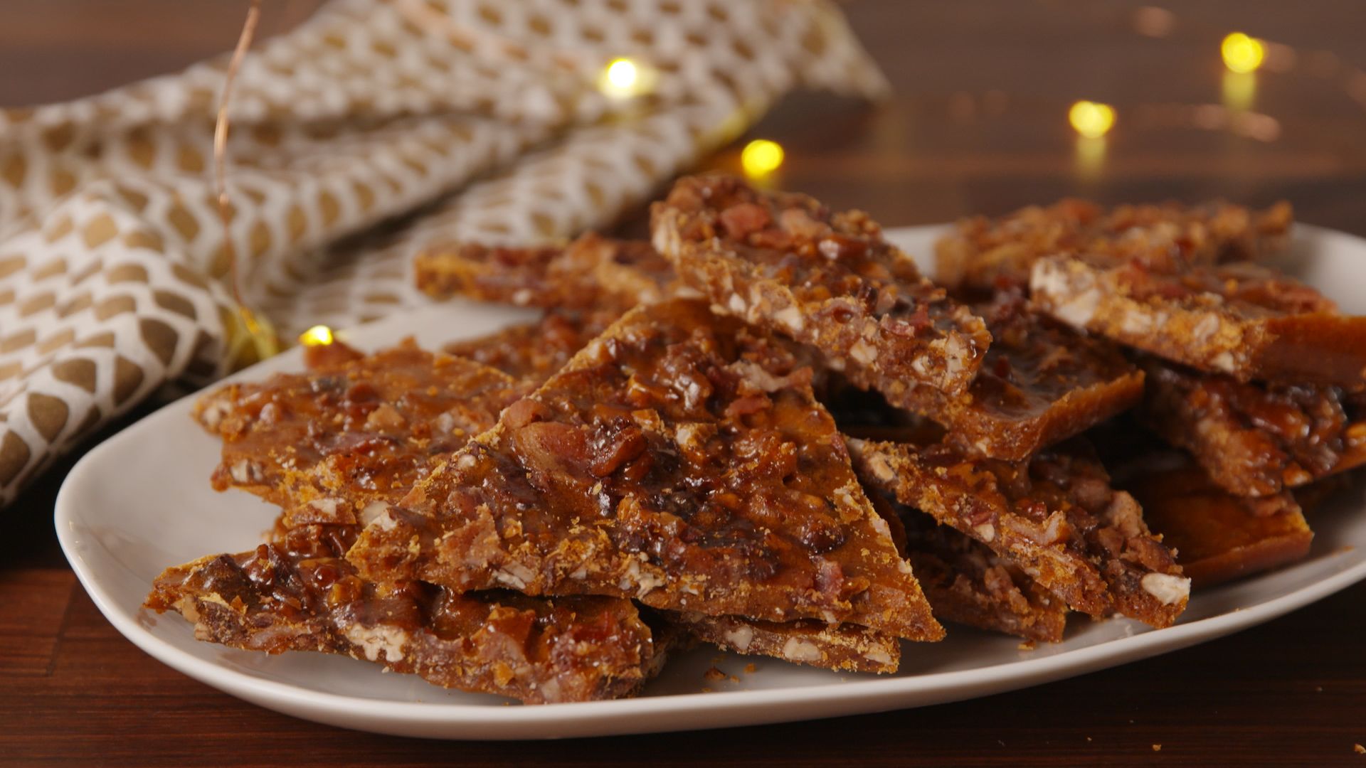 Best Bourbon Bacon Brittle Recipe - How to Make Bourbon Bacon Brittle