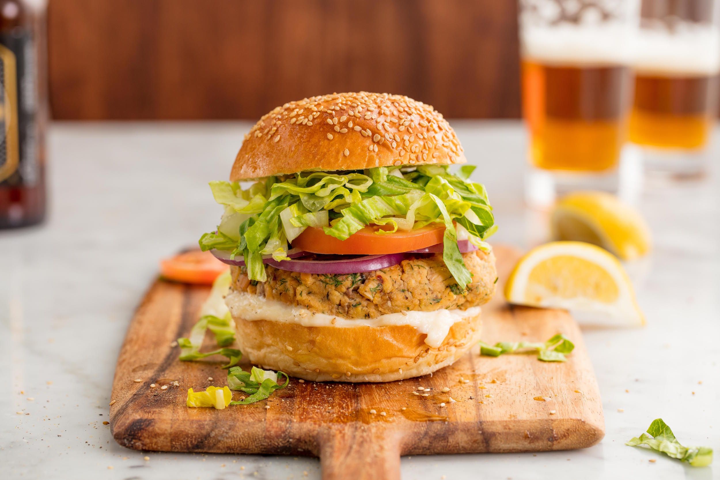 The Perfect Salmon Burger - Will Cook For Smiles
