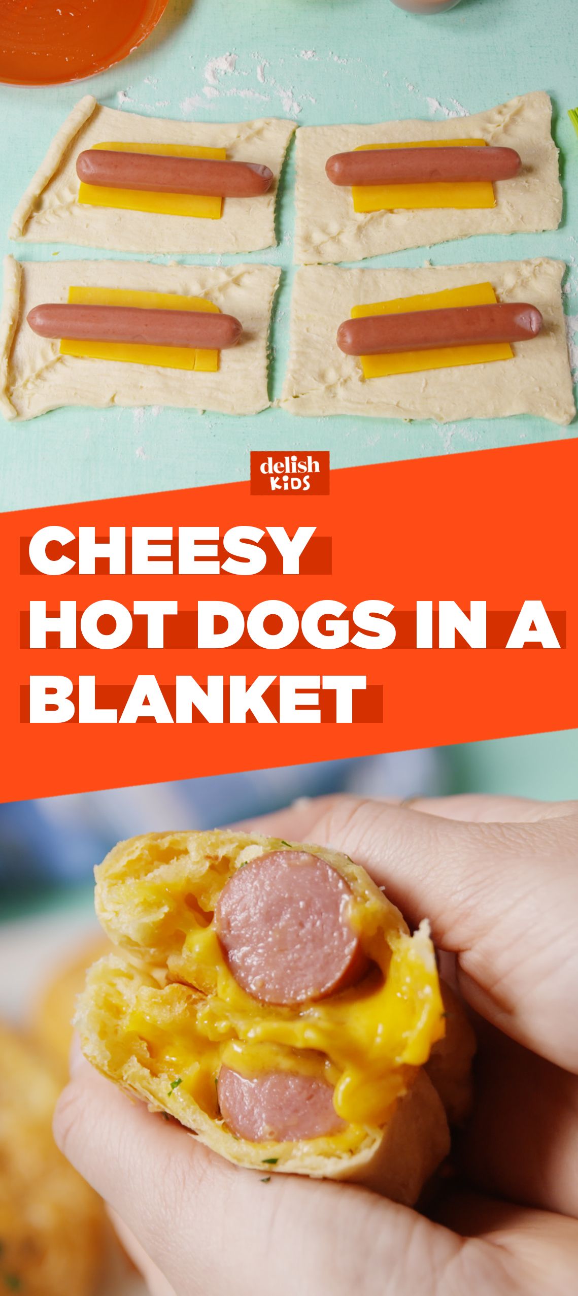 Best Cheesy Hot Dogs In A Blanket Video How to Make Cheesy Hot