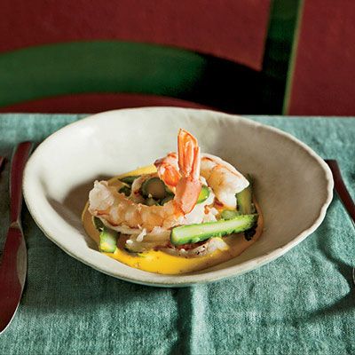 Court Bouillon Poached Shrimp with Creamy Dijon Sauce Recipe