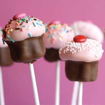 Pink Ribbon Cake Pop Sticks 