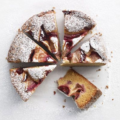 French Almond Plum Cake - The Daring Gourmet