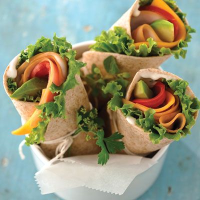 Turkey Avocado Veggie Wraps - Mel's Kitchen Cafe