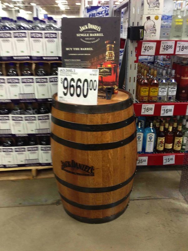 Jack Daniel's Whiskey Barrel - Sam's Club Selling Entire Barrel of Whiskey