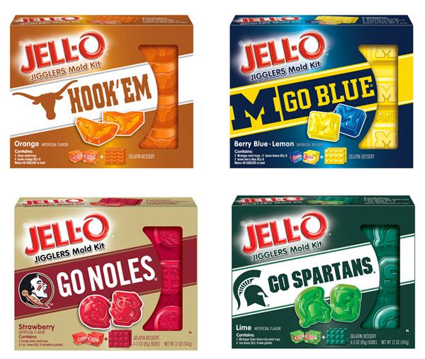 Jello JELL-O Jigglers Mold Sports! Basketball; Baseball; Football; and  Soccer!