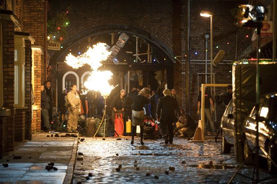 Behind the scenes at Corrie 50th explosion