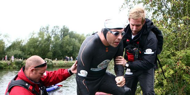 David Walliams Swim Crippled By Bug