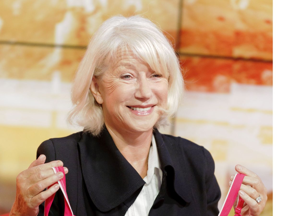 Helen Mirren giving away famous bikini